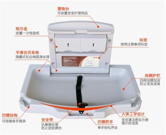 衛生間嬰兒尿布臺
