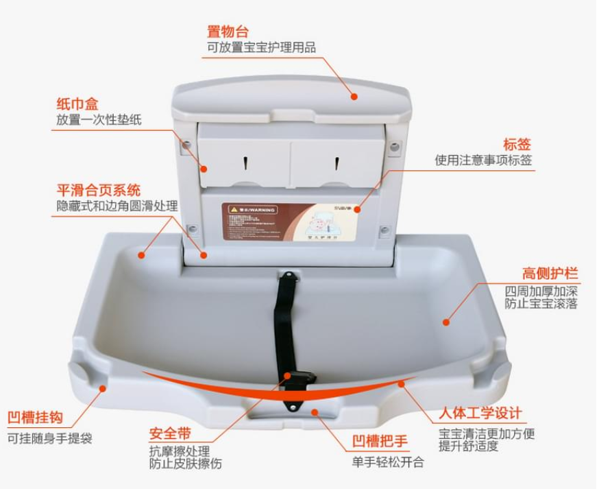 衛生間嬰兒尿布臺